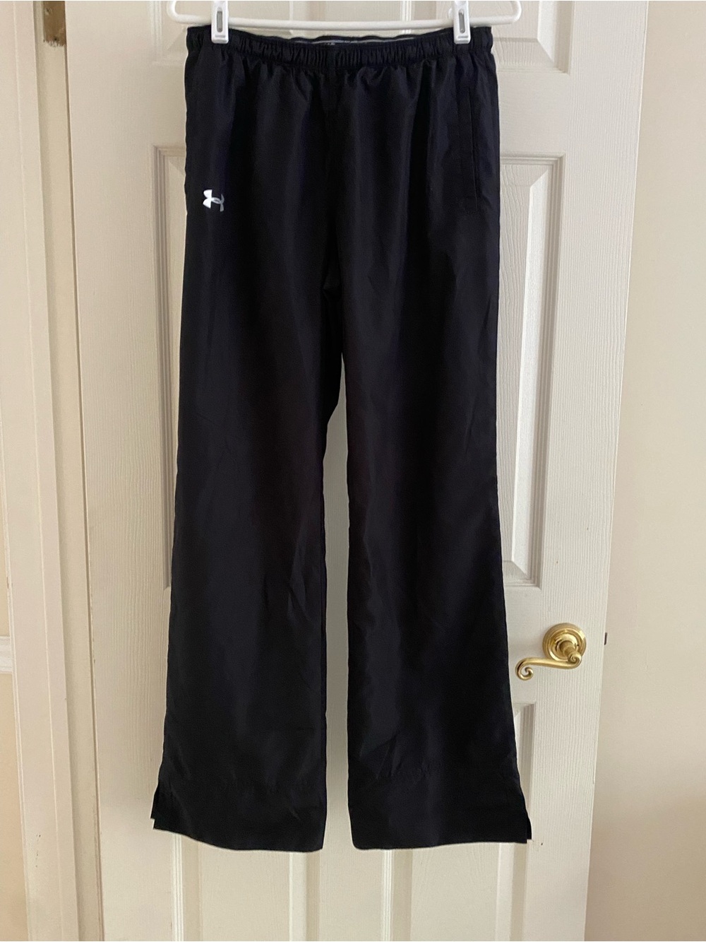Under Armour Black and Gray Performance Mesh Lined Pants